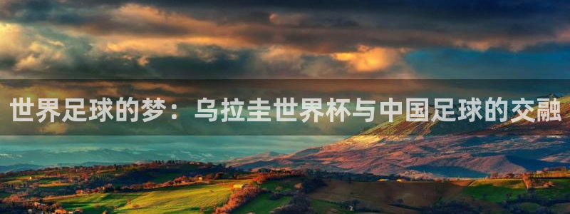 世界杯官网入口:世界足球的梦:乌拉圭世界杯与中国足球的交融